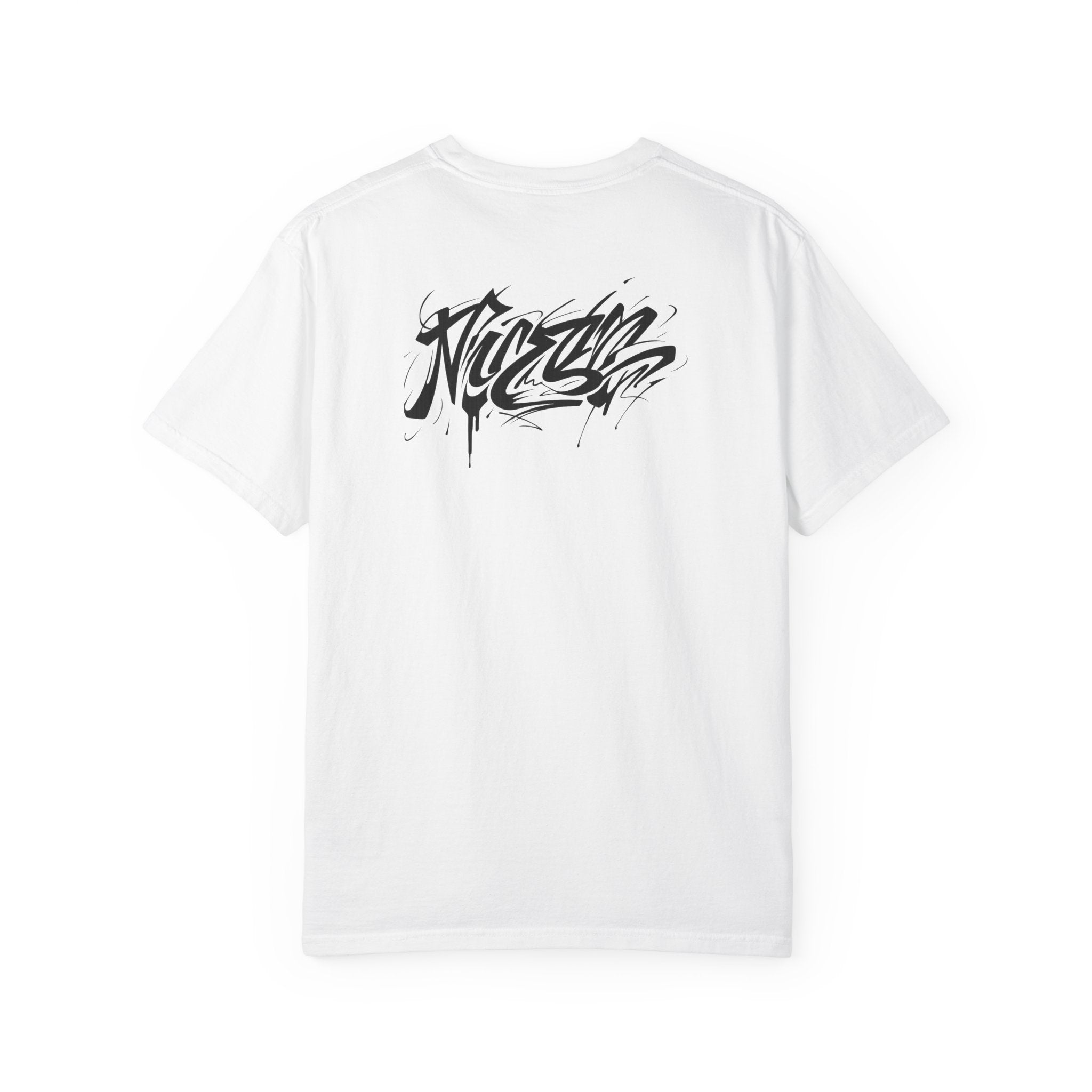 Gambling Skull + Signature Graffiti Logo Graphic Tee | Streetwear | Niccasso