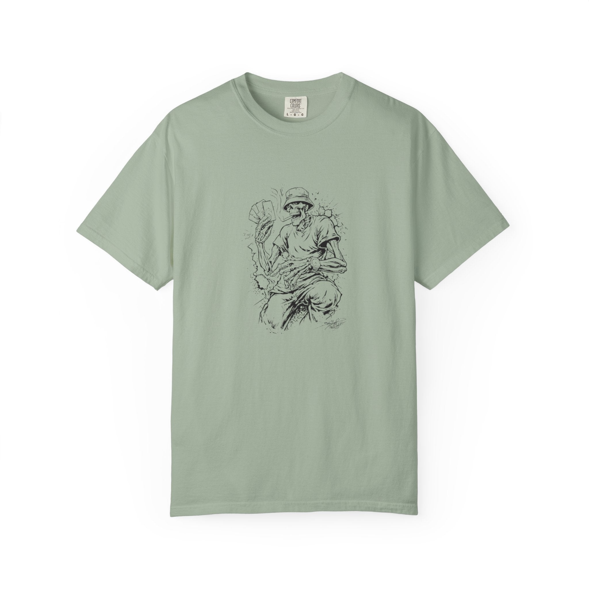 Gambling Skull + Signature Graffiti Logo Graphic Tee | Streetwear | Niccasso
