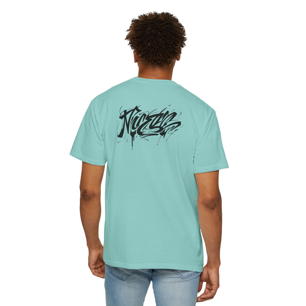 Gambling Skull + Signature Graffiti Logo Graphic Tee | Streetwear | Niccasso