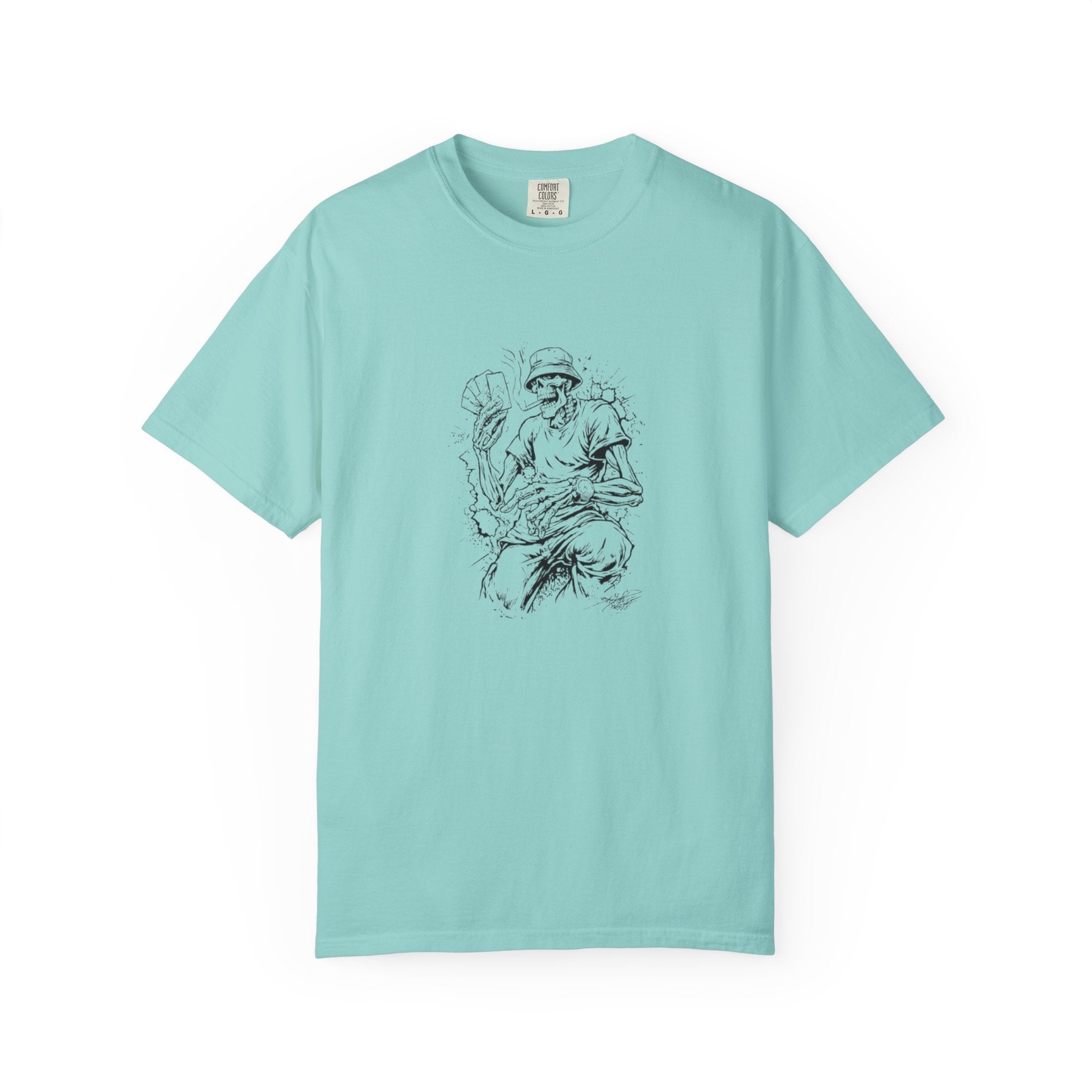 Gambling Skull + Signature Graffiti Logo Graphic Tee | Streetwear | Niccasso