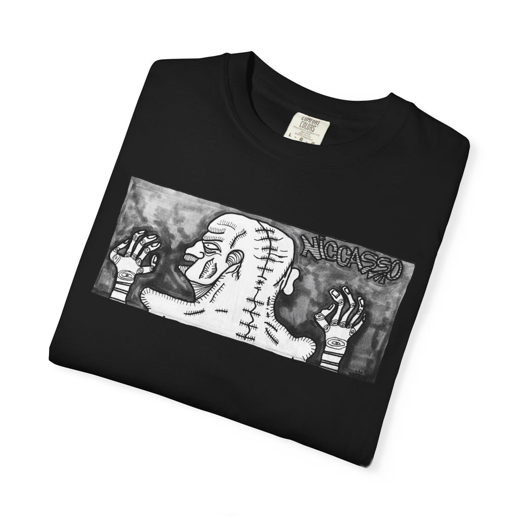 Golden Mind | Graphic Tee | Niccasso x Nox | Black&White Edition