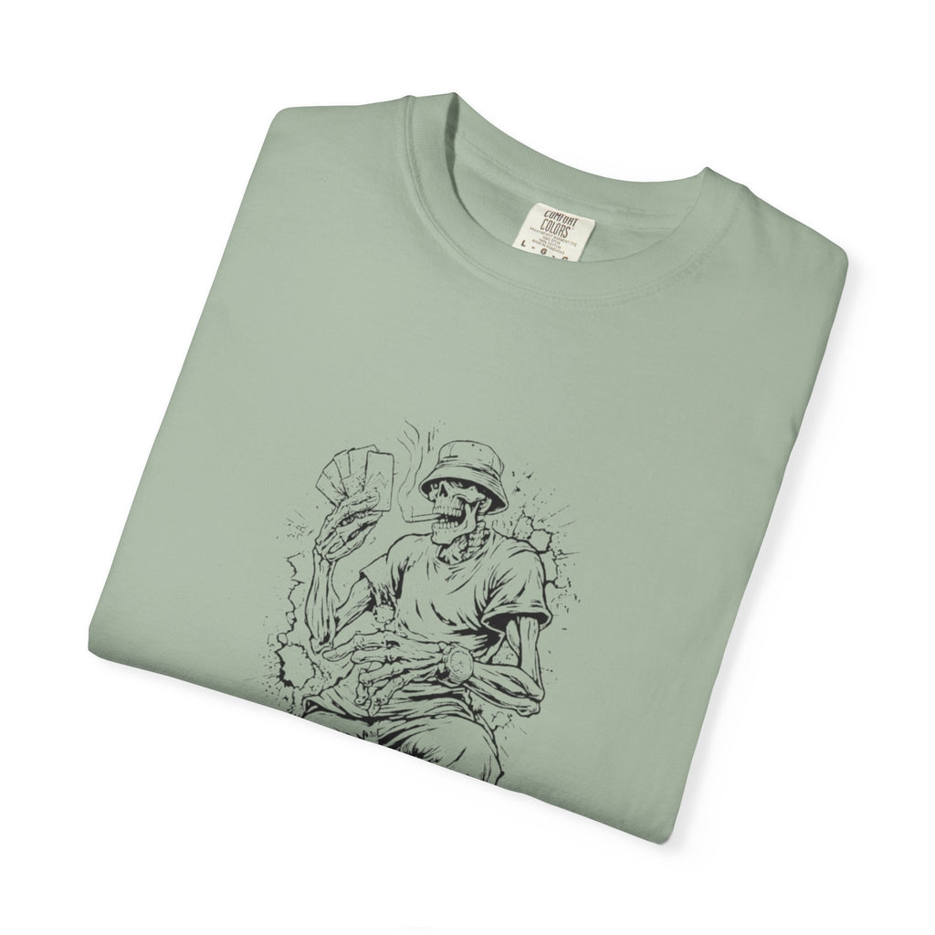 Gambling Skull + Signature Graffiti Logo Graphic Tee | Streetwear | Niccasso