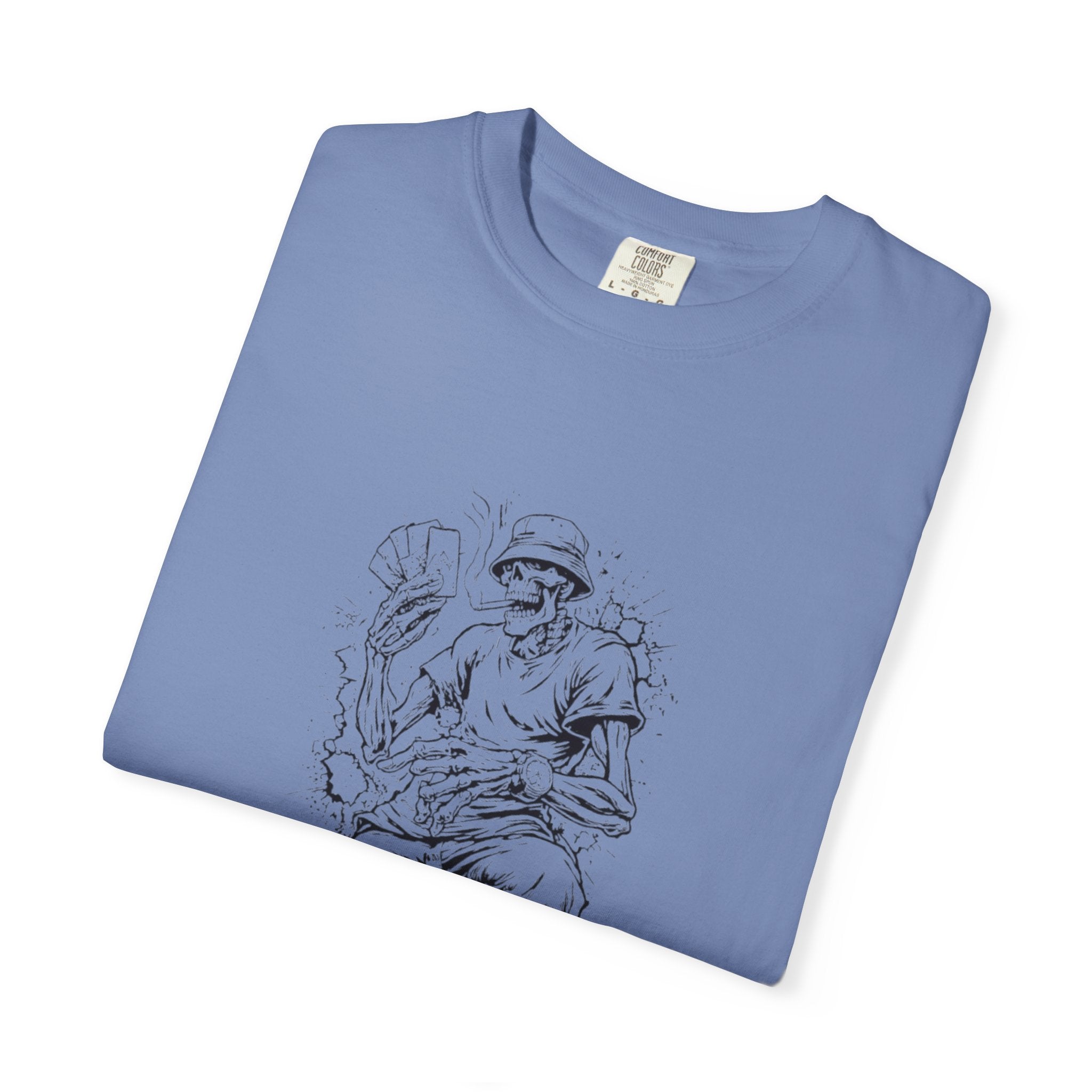 Gambling Skull + Signature Graffiti Logo Graphic Tee | Streetwear | Niccasso