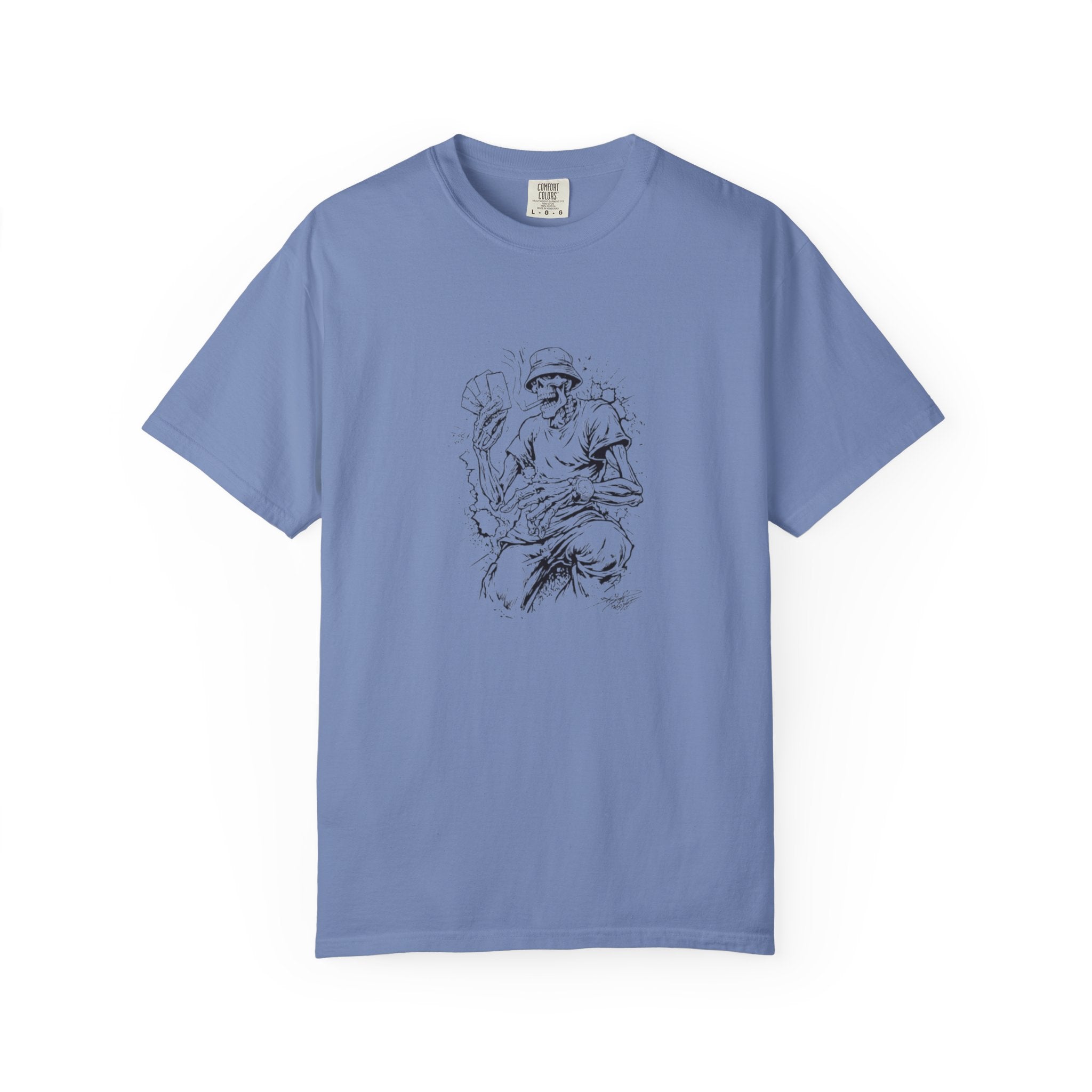 Gambling Skull + Signature Graffiti Logo Graphic Tee | Streetwear | Niccasso