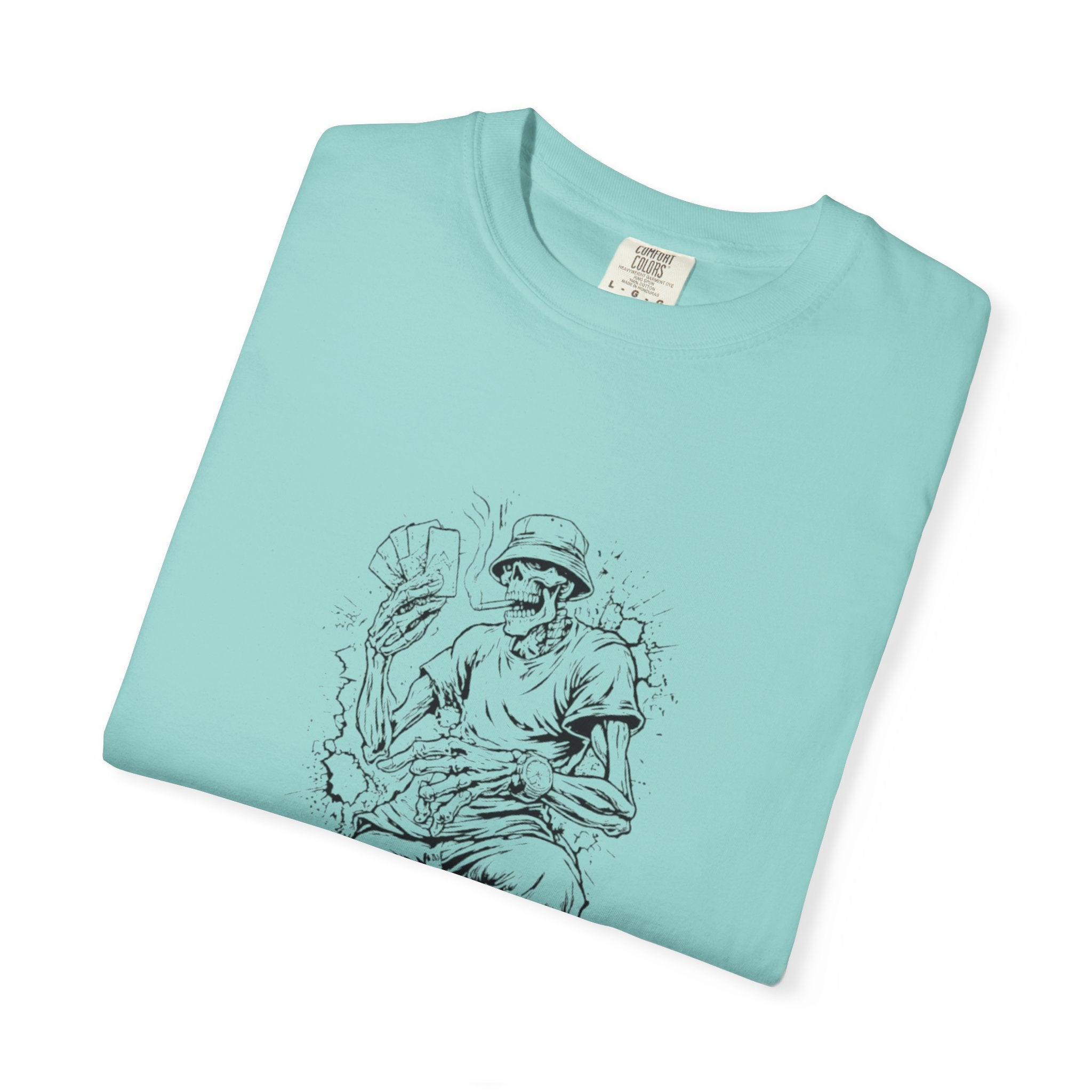 Gambling Skull + Signature Graffiti Logo Graphic Tee | Streetwear | Niccasso