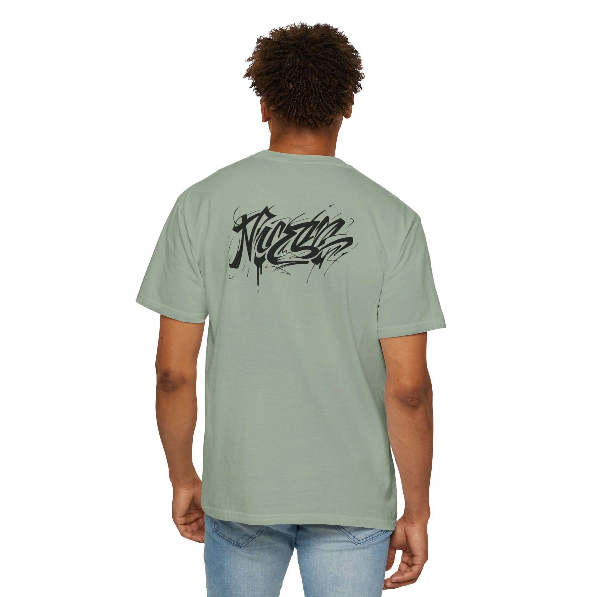 Gambling Skull + Signature Graffiti Logo Graphic Tee | Streetwear | Niccasso