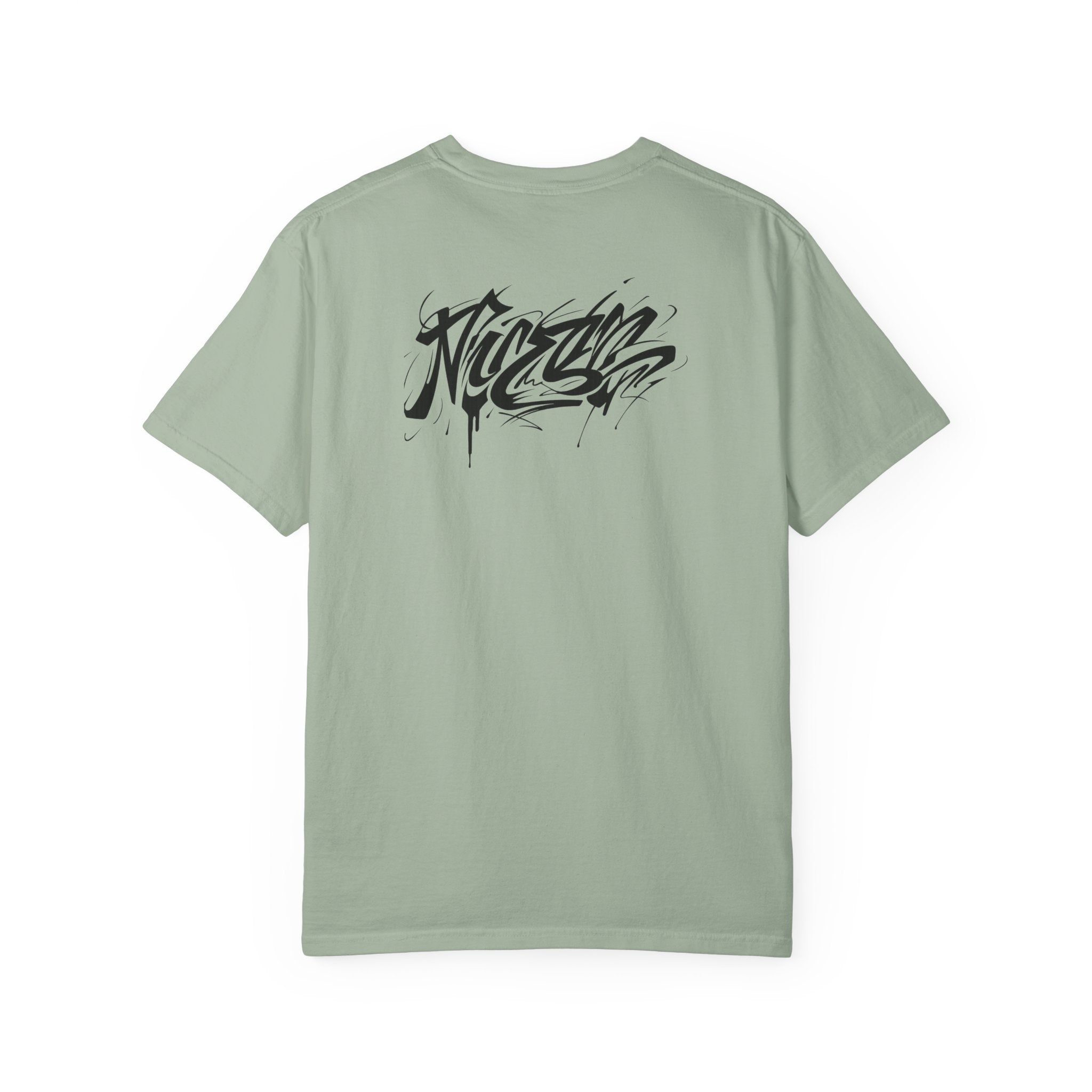 Gambling Skull + Signature Graffiti Logo Graphic Tee | Streetwear | Niccasso