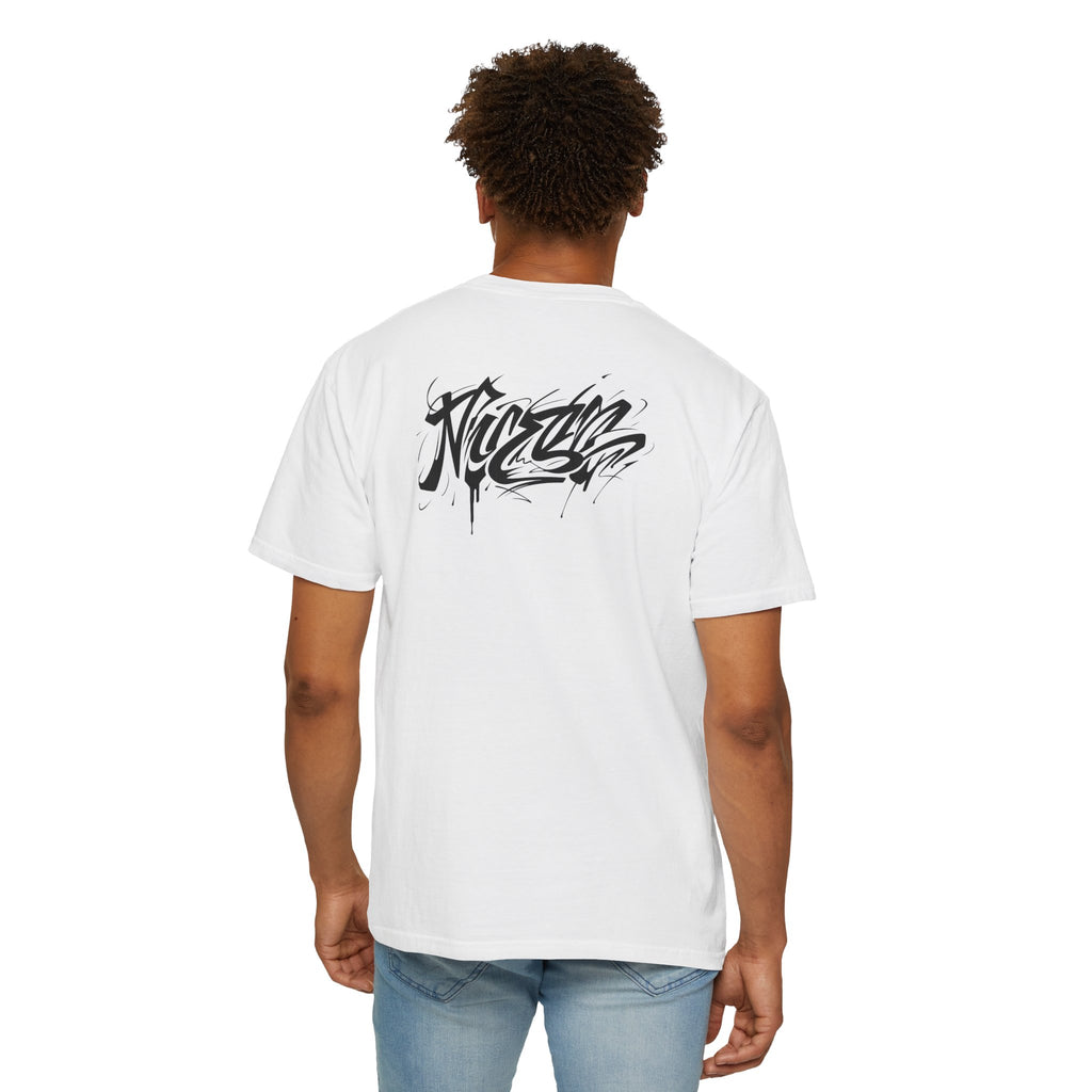 Gambling Skull + Signature Graffiti Logo Graphic Tee | Streetwear | Niccasso