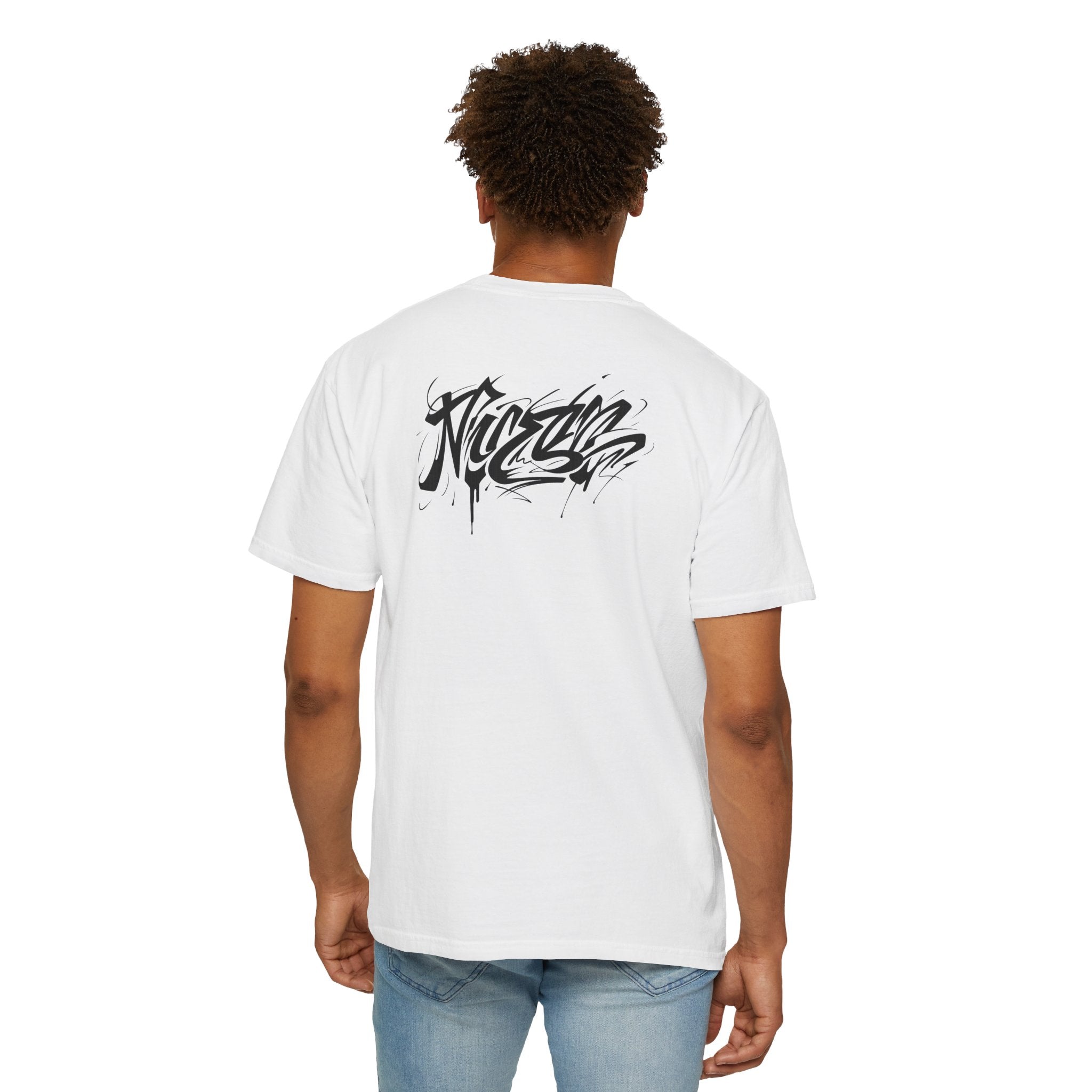 Gambling Skull + Signature Graffiti Logo Graphic Tee | Streetwear | Niccasso